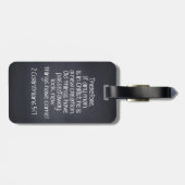 Bibel-Vers 5:17 mit 2 Korinthern Gepäckanhänger (Rückseite horizontal)