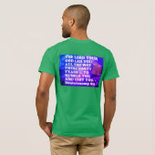 Bibel Vers aus Deuteronomie 8:2. T-Shirt (Schwarz voll)