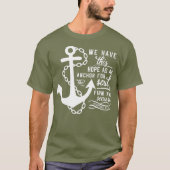 Bibel Vers Christlich Anchor Hebrews 619 Hoffnung  T-Shirt (Vorderseite)