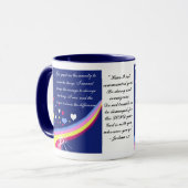 Bibel-Vers Coffe Tasse (Vorderseite Links)