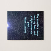 Bibel-Vers des Psalms 119 Puzzle (Horizontal)