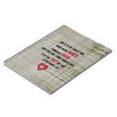 Bibel-Vers Ephesians 2:8 Notizblock (Linke Seite)