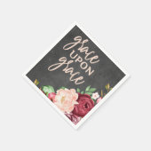 Bibel Vers Grab auf dem Grace Square Serviette (Ecke)