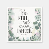 Bibel Vers Grüne Serviette (Vorderseite)