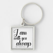 Bibel Vers i bin mit Ihnen immer christlich