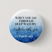 Bibel Vers Isaiah Button (Vorderseite)