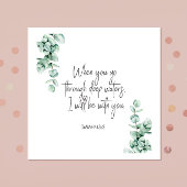 Bibel Vers Isaiah Square Serviette