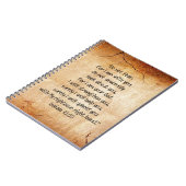 Bibel-Vers-Jesaja-40:10 Notizblock (Linke Seite)