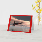 Bibel-Vers-Jesaja-40:28 - 31 mit Eagle Karte (Gelbe Blume)