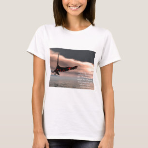 Bibel-Vers-Jesaja-40:28 - 31 mit Eagle T-Shirt