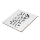 Bibel-Vers-Joshua-1:9 Fliese (Seite)