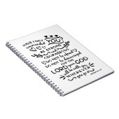 Bibel-Vers-Joshua-1:9 Notizblock (Rechte Seite)