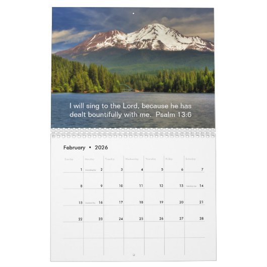 BIBEL-VERS-KALENDER KALENDER (Feb 2026)