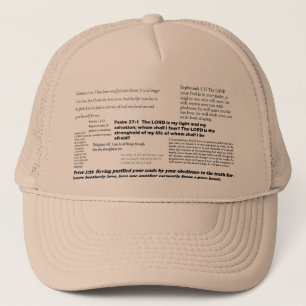 Bibel-Vers-Kappe Truckerkappe