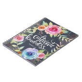 Bibel-Vers kultivieren Güte, gewundenes Notizbuch Notizblock (Linke Seite)