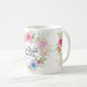 Bibel-Vers kultivieren Güte-Tasse Kaffeetasse (VorderseiteRechts)