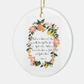 Bibel-Vers-Kunst - 1 John-4:16 Keramikornament (Links)