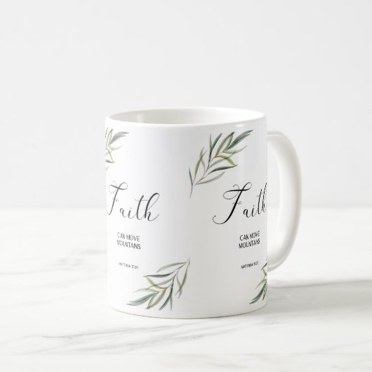 Bibel Vers Matthew verlasst die Schrift Kaffee Tas Kaffeetasse (VorderseiteRechts)