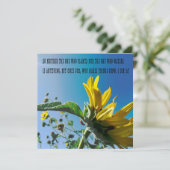 Bibel Vers Poster, die Blume wachsen mit Gott. (Stehend Vorderseite)