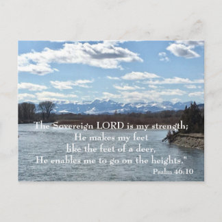 Bibel-Vers-Postkarte Psalm 46,10 Postkarte