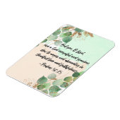 Bibel Vers Psalm Grüne Schrift Magnet (Linke Seite)