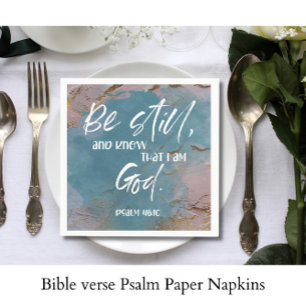 Bibel Vers Psalm Papier Napkins Serviette