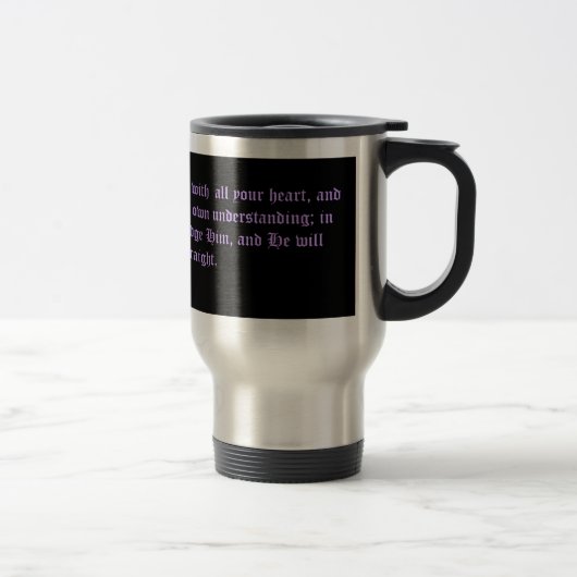 Bibel-Vers-Reise-Tasse Reisebecher (Rechts)