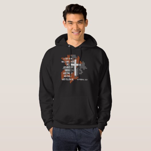 Bibel-Vers-Shirt Hoodie (Vorne ganz)
