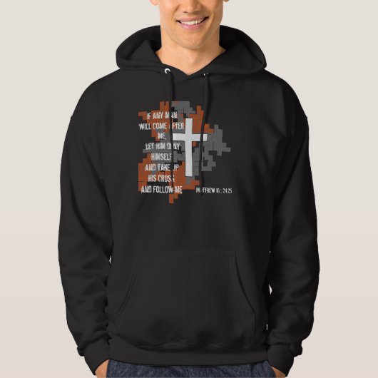 Bibel-Vers-Shirt Hoodie (Vorderseite)