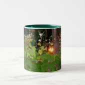 Bibel-Vers Tasse-Jesaja 55:12 Zweifarbige Tasse (Mittel)