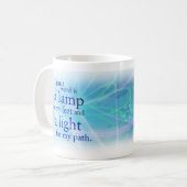 Bibel-Vers-Tasse Kaffeetasse (Vorderseite Links)