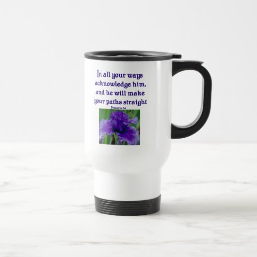 Bibel-Vers-Tasse Reisebecher (Rechts)