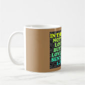 Bibel-Vers von 1 John 4: 10. Kaffeetasse (Links)