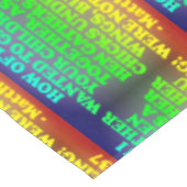 Bibel-Vers von Matthew-23:37. Mit Ziegeln Tischdecke (Schrägansicht)