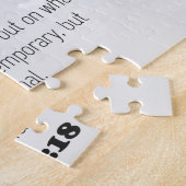 Bibel Vers Weihnachten Worte Jigsaw Puzzle (Seite)