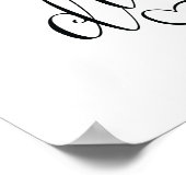 Bibel Versands Wall Art Sprichwörter 31:25 Kalligr Poster (Ecke)