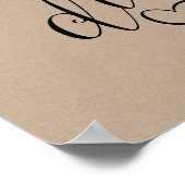 Bibel Versauerwerk Sprichwörter 31:25 Kalligraphie Poster (Ecke)