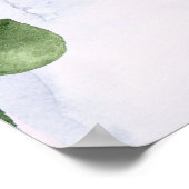 Bibel Verschiedenes Aquarell-Eukalyptusschriftpost Poster (Ecke)