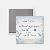 Bibel Verse 1 Samuel 16:7 Aquarellküche Magnet (Vorderseite/Rückseite)