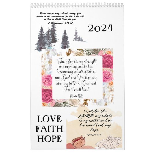 Bibel Verse 2024 Kalender (Titelbild)