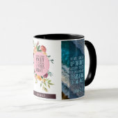 Bibel-Verse 5:7 mathew 21:22 1Peter Tasse (VorderseiteRechts)