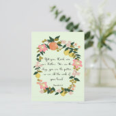 Bibel Verse Art - Isaiah 64:8 Postkarte (Stehend Vorderseite)