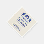 Bibel Verse Baby Dusche Jeremiah Christlich Modern Serviette (Ecke)