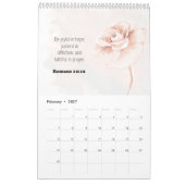 Bibel Verse Blumenkalender Kalender (Feb 2027)