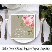 Bibel Verse Blumenplatz Serviette