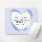 Bibel Verse Christlicher Glaube Inspirational Blau Mousepad (Mit Mouse)