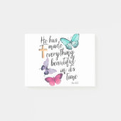 Bibel Verse Cross Ecclesiastes ECC-Skript Post-it Klebezettel (Vorderseite)