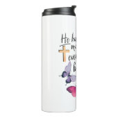 Bibel Verse Cross Ecclesiastes ECC-Skript Thermosbecher (Nach links gedreht)