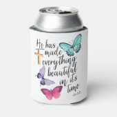 Bibel Verse Cross Ecclesiastes ECC-Skripte Dosenkühler (Kanne Rückseite)