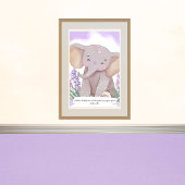 Bibel Verse Elephant Baby Kinderzimmer Kunst Fotodruck